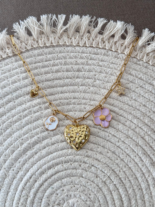 ketting golden flower